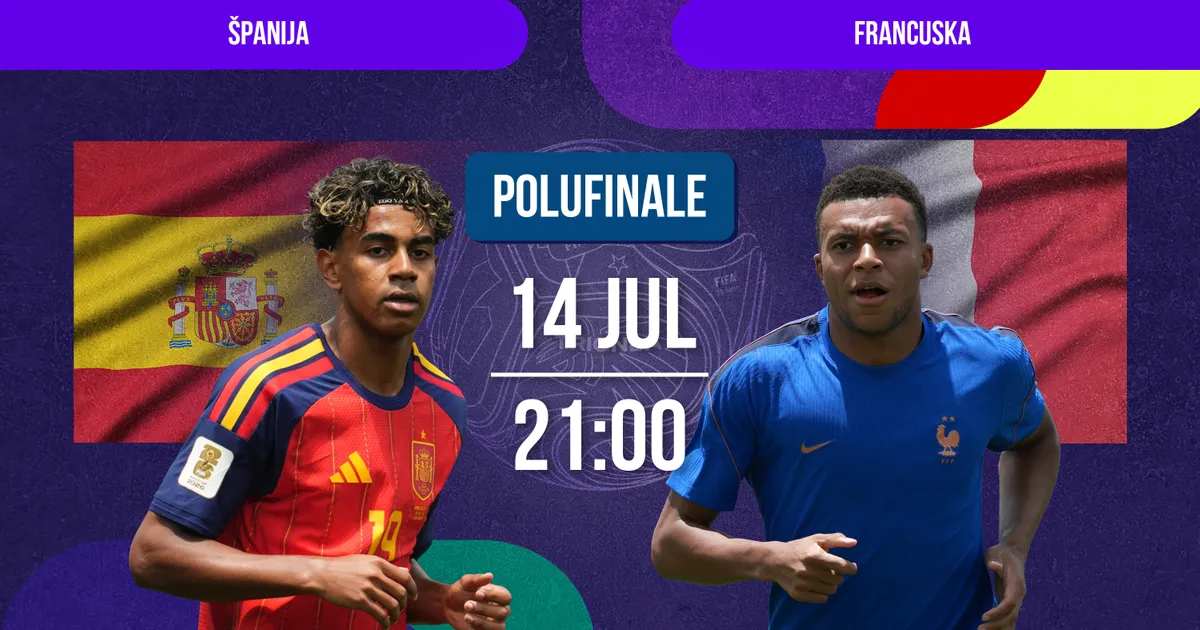 Francuska - Španija: Embape protiv Jamala za finale Mundijala, počinje borba za istoriju