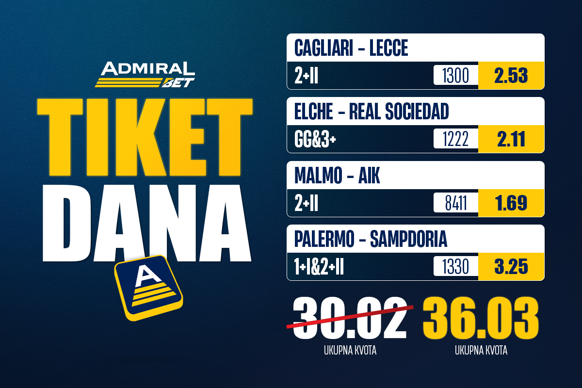 TIKET DANA - Sve na golove!
