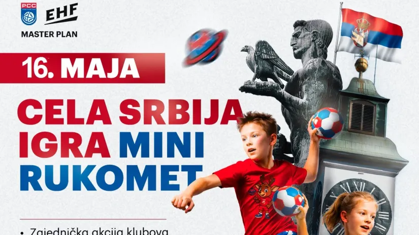 Cela Srbija u subotu igra mini rukomet