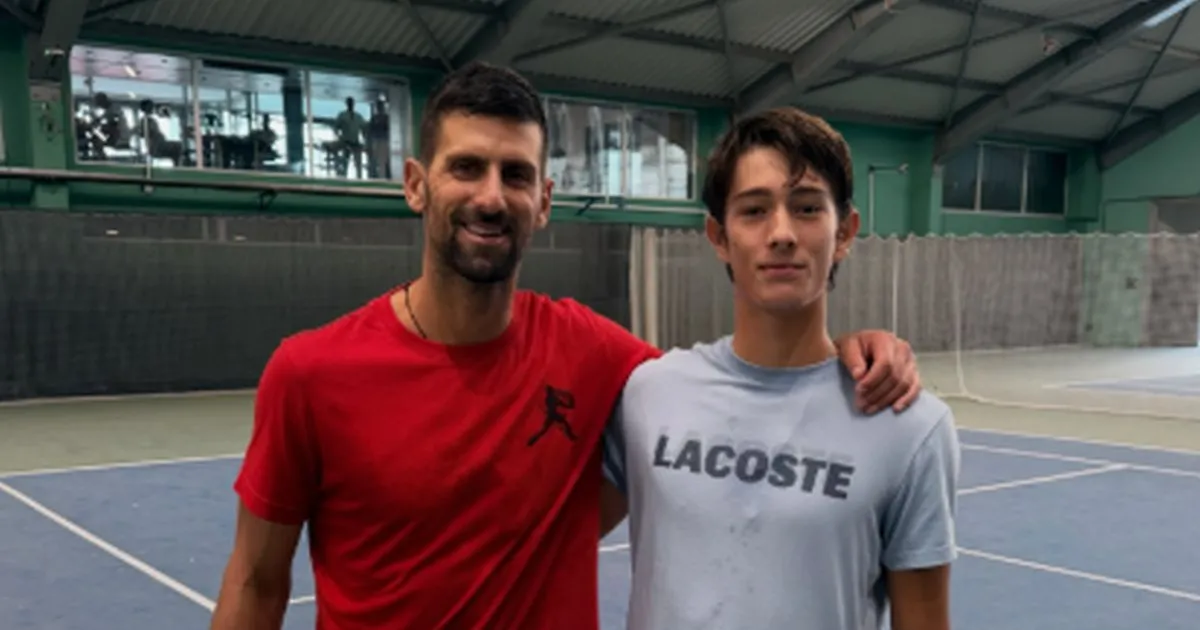 Novak trenirao sa najvećom nadom srpskog tenisa, vunderkind objavio sliku sa Đokovićem i uputio emotivne reči