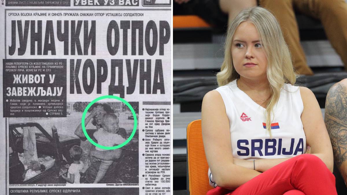 Natalija Jokić kao beba bežala u "Oluji": Fotografija iz 1995. obišla svet, majka je u rukama donela u Srbiju