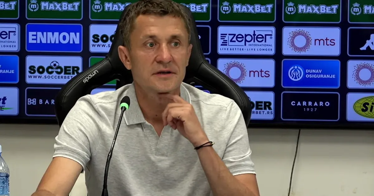 Saša Ilić pred utakmicu sa Mačvom: "Ja ne znam kako vam delujem, ali najbolje smo izgledali..."