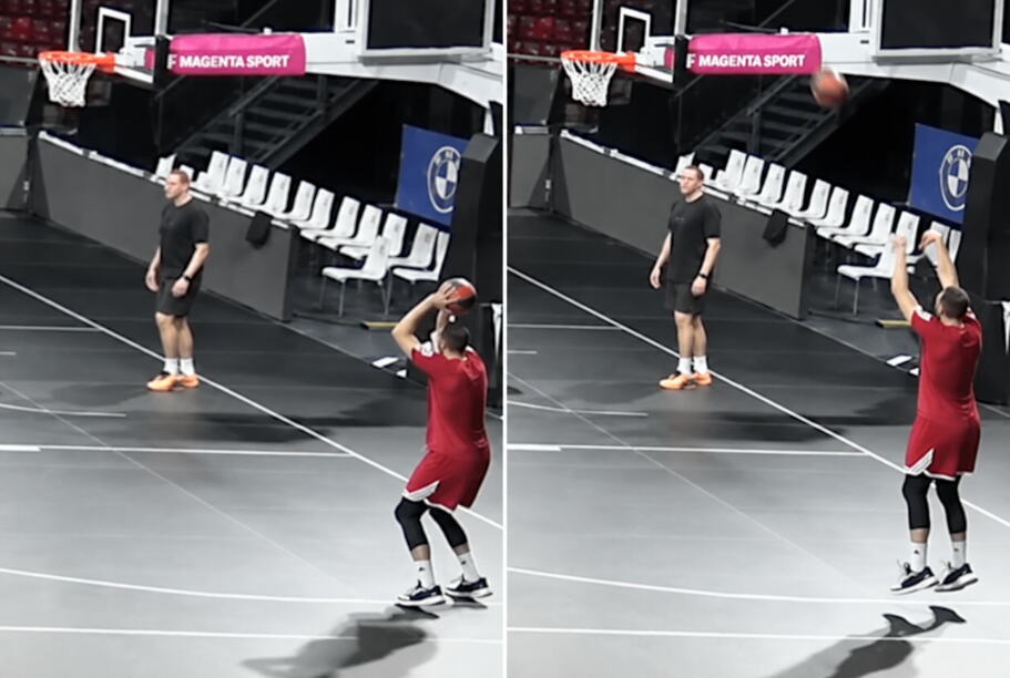 "NIJE AI - SAMO OBIČAN DAN U KANCELARIJI!" Centar Bajerna pogodio 69 TROJKI ZAREDOM, snimak zapalio mreže! (VIDEO)