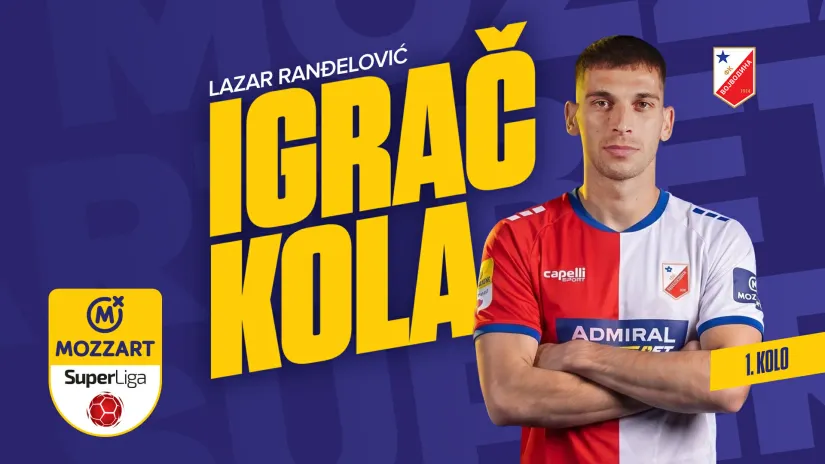 Najbolji igrač 1. kola Mozzart Bet Superlige: Ranđelović nastavio tamo gde je stao