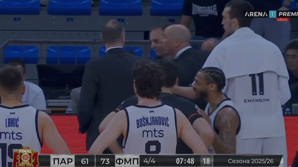 Haos na meču Partizan - FMP: Isključena oba trenera, umalo da bude tuče u Čairu
