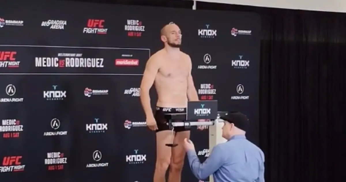 Sve je spremno za UFC spektakl u Beogradu! Svi domaći borci tačni na vagi pred istorijski događaj u Areni