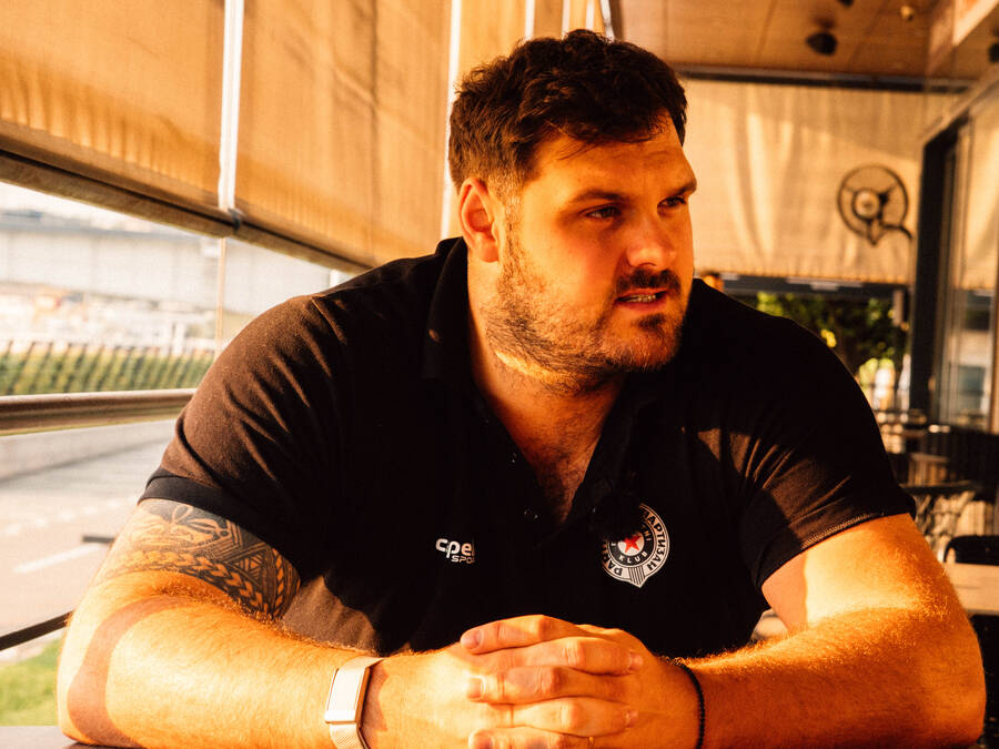 "Ne biste verovali kakve uvrede dobijam": Tobi Vagner došao u Partizan sa 133 kg, da hejterima zapuši usta