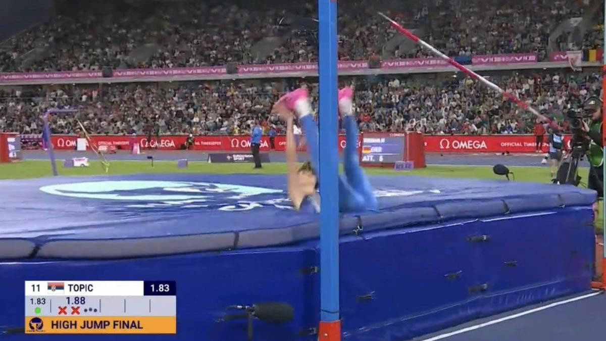 Ovo je momenat kada je ispala Angelina Topić: Pala je lestvica, Srbija je ostala bez medalje