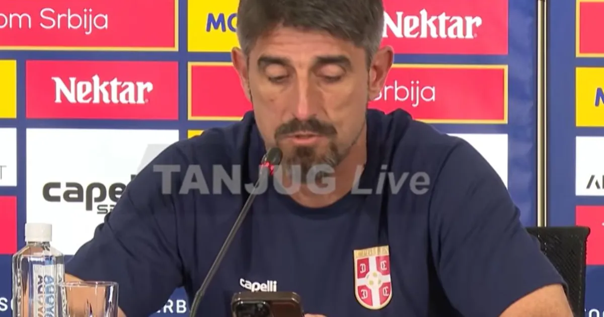 "Bilo je disciplinskih odluka": Paunović otkrio zašto nekih fudbalera nema na spisku reprezentacije Srbije