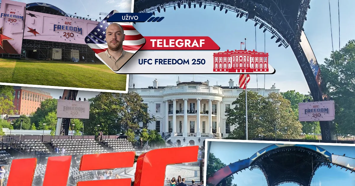 Ekskluzivno! Telegraf u Beloj kući: Zavirite na južni travnjak pred UFC spektakl godine