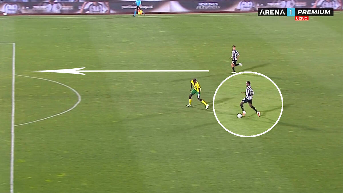 Šta uradi Demba Sek? Sebičnost koštala Partizan, pogledajte šta je uradio u "2 na 1"