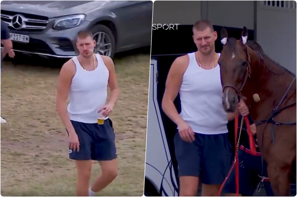 NIKOLA JOKIĆ CIRKA PIVO I PRATI SVOJ OMILJENI SPORT: Isplivali hit snimci (VIDEO)