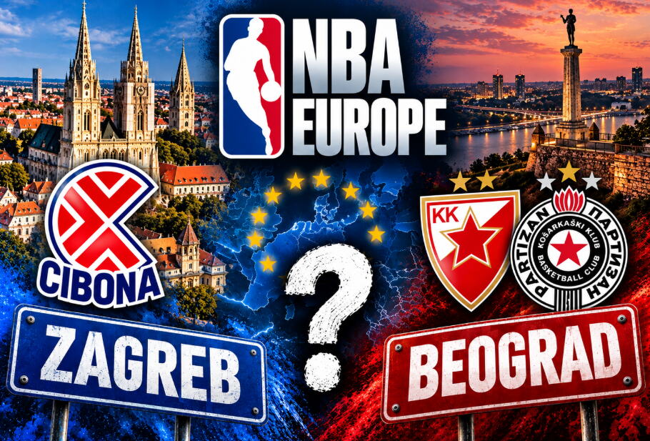 NBA EVROPA I HRVATSKE FANTAZIJE - TVRDE DA JE ZAGREB ISPRED BEOGRADA! Komšije se ozbiljno zanele: Cibonu već guraju ispred Zvezde i Partizana!