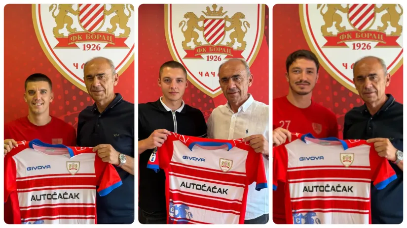 Borac promovisao tri pojačanja u dva dana