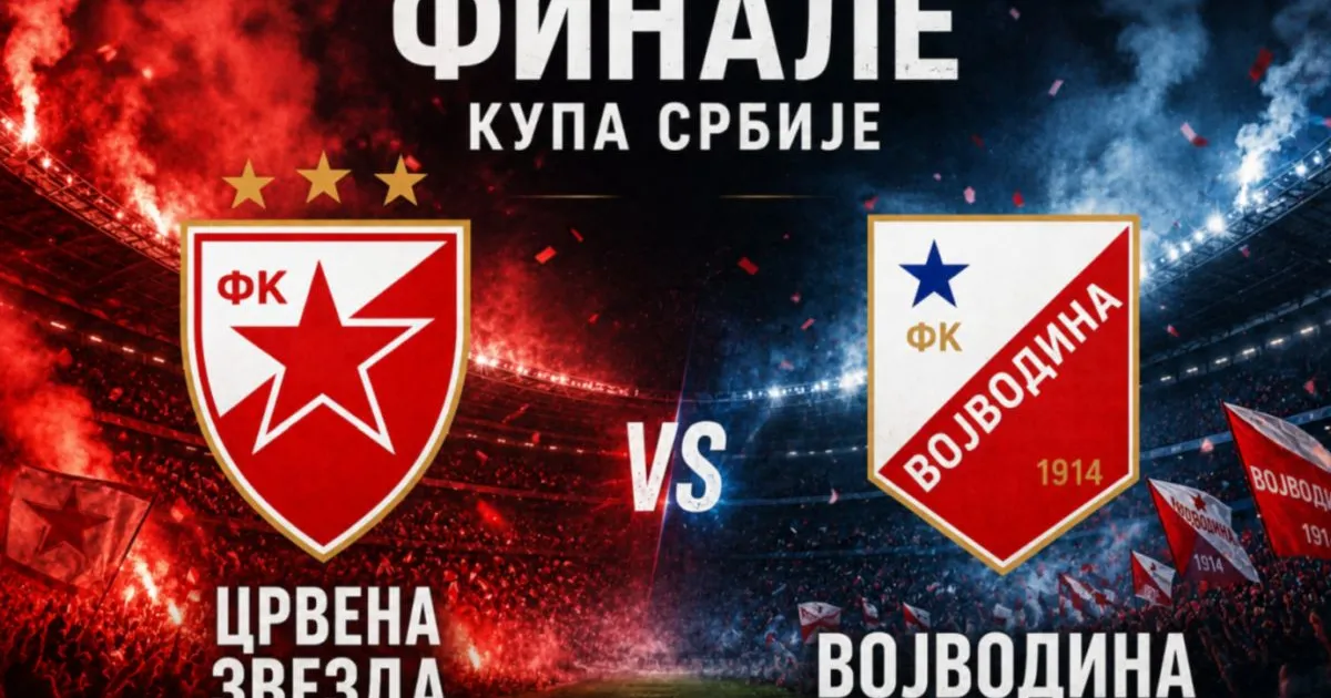 Zvezda - Vojvodina: Finale Kupa Srbije, šampion juri šestu duplu krunu u nizu, Voša treću pobedu