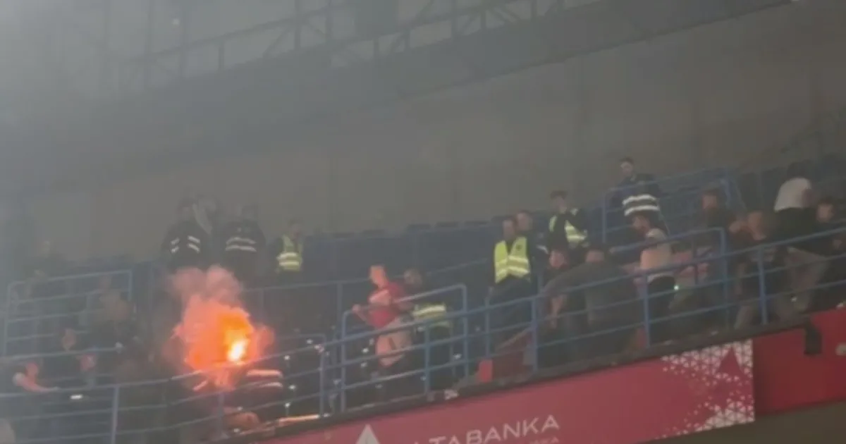 Grobar krenuo bakljom na Delije u Areni: Sevale pesnice, reakcija policije, evo kako je nastao haos pred derbi