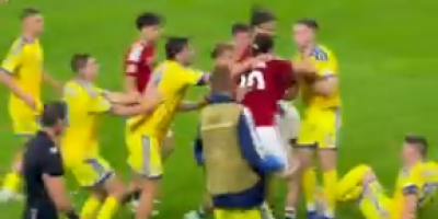 Nije se znalo ko koga udara! Mađari i Ukrajinci se sukobili, Srbin uleteo (VIDEO)