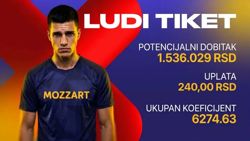 LUDI TIKET (-), nedelja, 1.536.029 dinara: Englezi srušili milionski tiket, 'Naplati promašaj' ublažio udarac