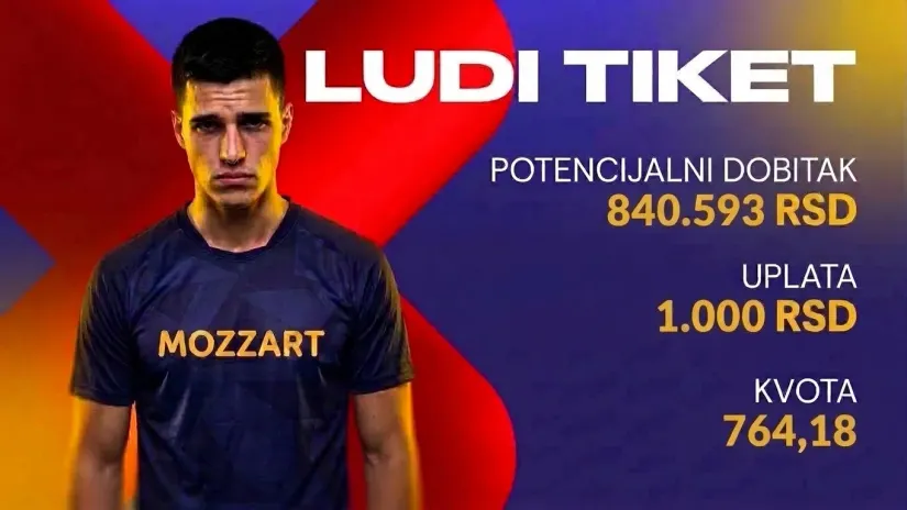 LUDI TIKET (-), četvrtak, 840.593 dinara: Prošao uz rezultate 0:8 i 10:1, a oborio ga minimalac dama Čelsija!