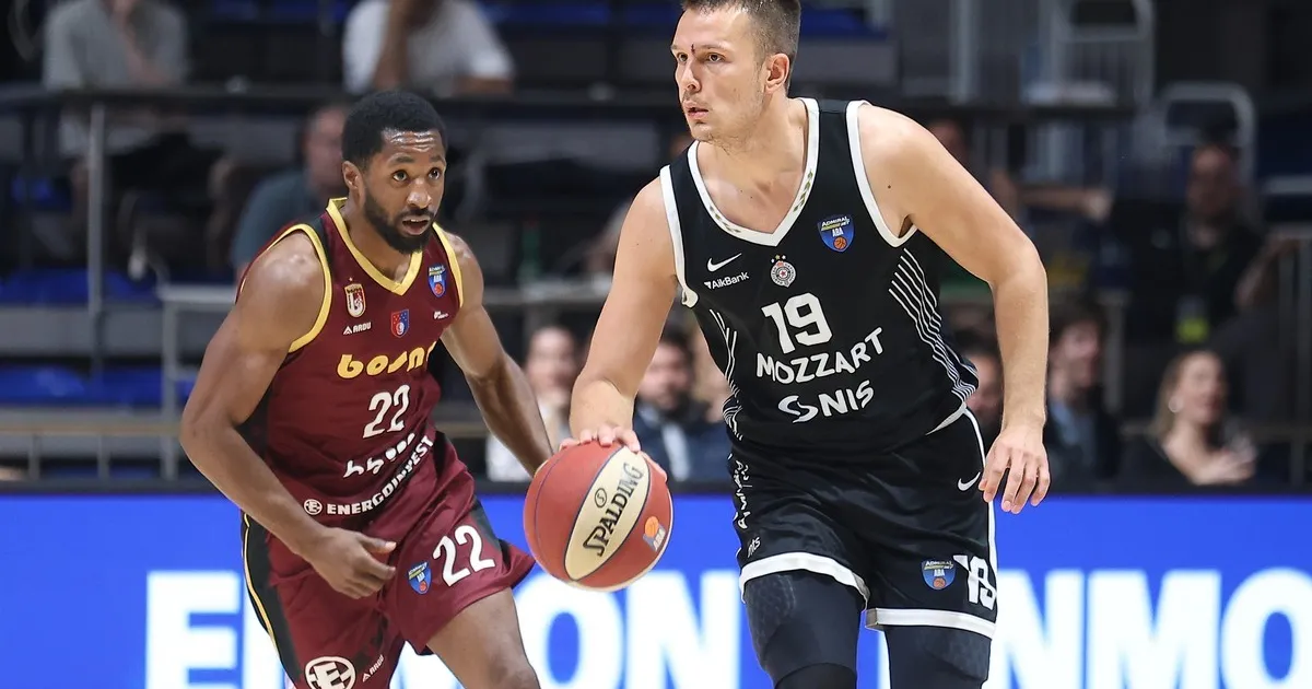 Bosna - Partizan: U Sarajevu prva šansa za crno-bele da "overe" polufinale ABA lige