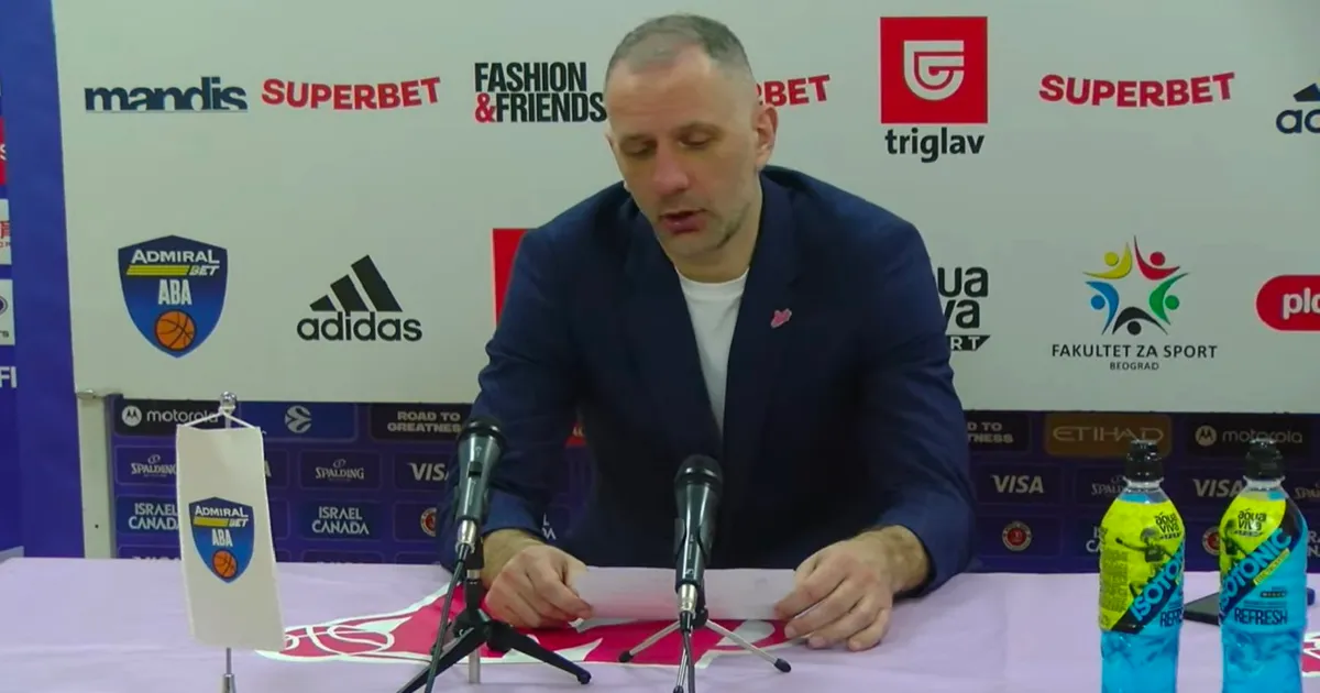 Vule Avdalović posle poraza od Partizana: "Nisam preterano nezadovoljan, nije bila katastrofa..."