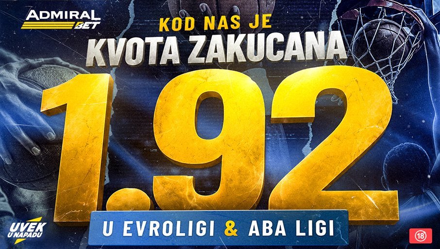 EVROLIGA SE VRAĆA, A ADMIRALBET JE SPREMIO POJAČANjE ZA NOVU SEZONU