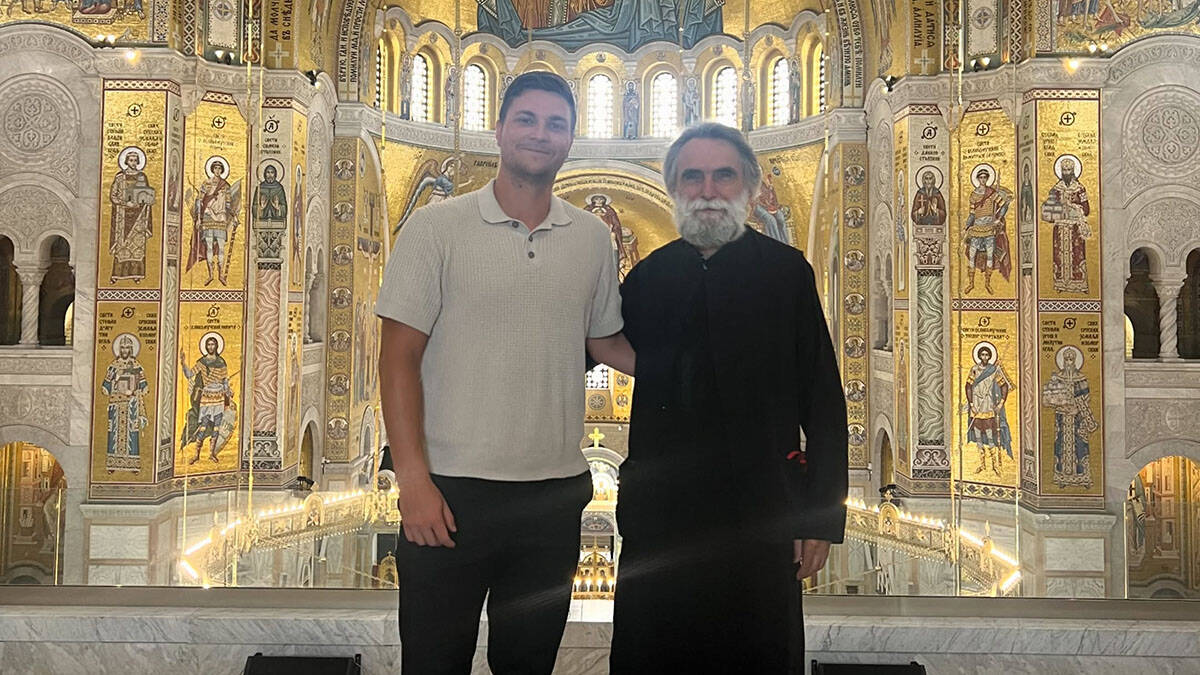 Kecmanović pronašao mir u Beogradu: Oglasio se iz Hrama Svetog Save