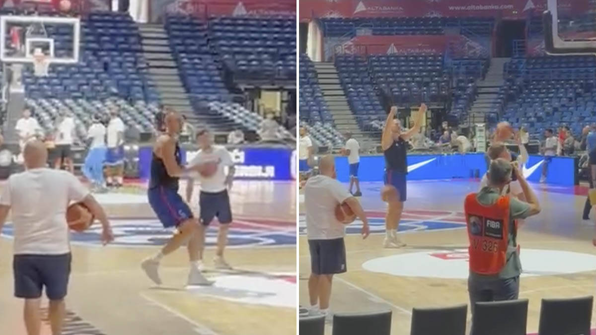 Kapiten Jokić sam u "Areni": Dva sata pre meča pokazao šta znači biti lider
