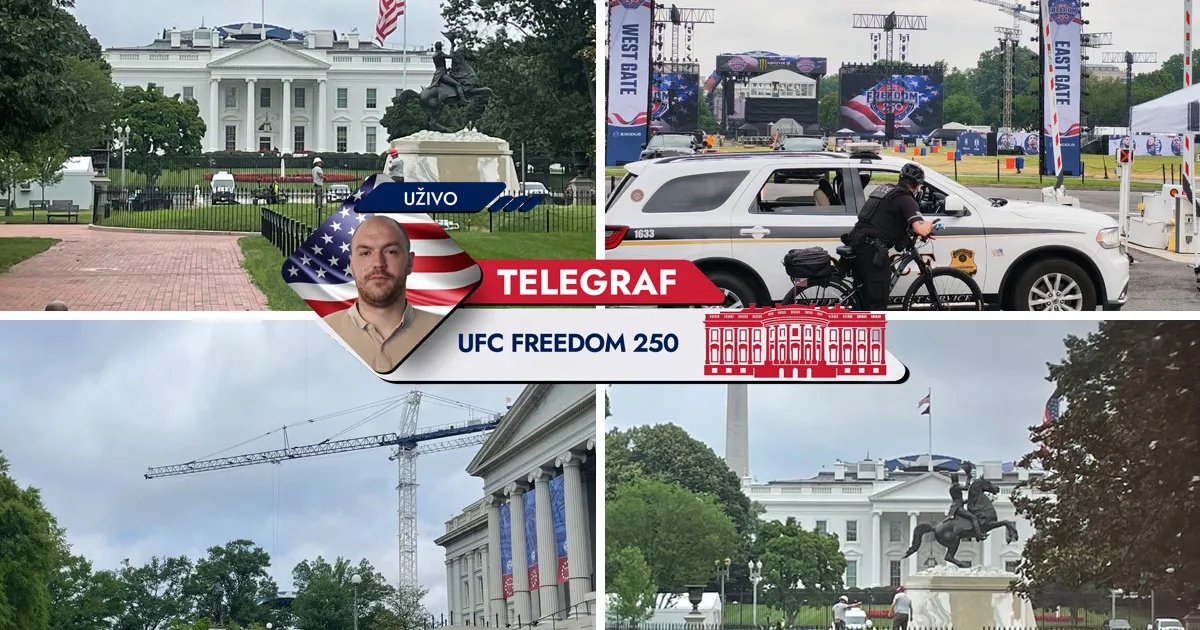Telegraf u Vašingtonu: Sve je spremno za istoriju i UFC spektakl godine u Beloj kući