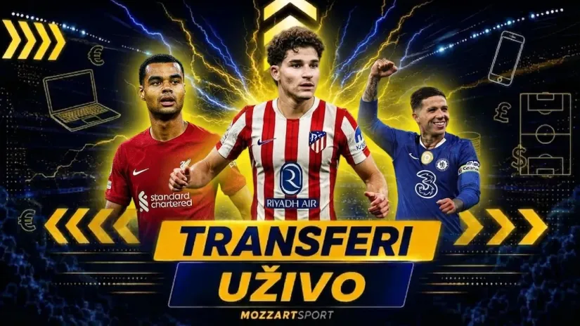 TRANSFERI UŽIVO (ponedeljak, 31. avgust)