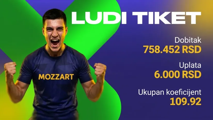 LUDI TIKET, sreda, 758.452: Kad zaobiđeš mine po Ligi šampiona