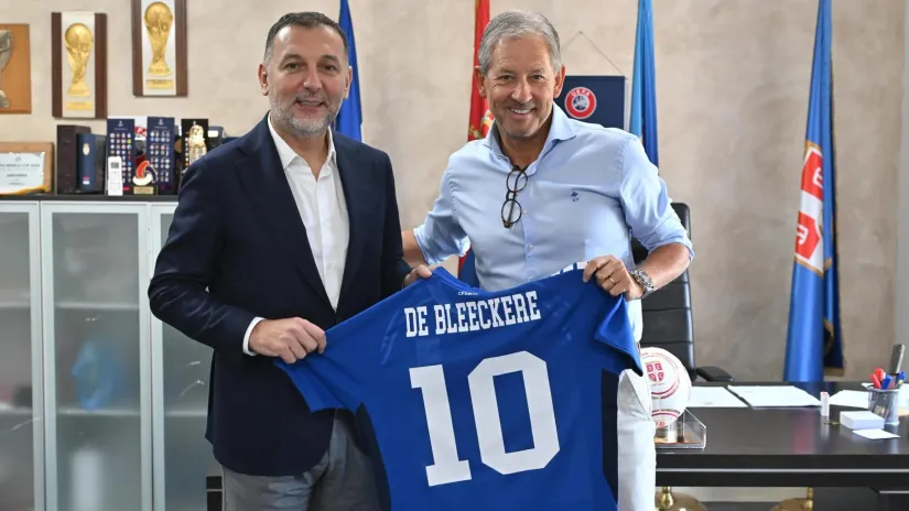 De Blekere počeo misiju u srpskom fudbalu