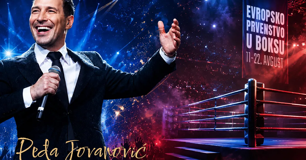 Loznica spremna za novi spektakl! Koncert Peđe Jovanovića uoči Evropskog prvenstva u boksu