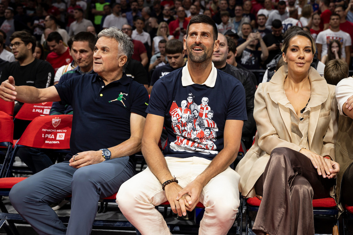 (VIDEO) Novak Đoković uz Zvezdu u "Areni"