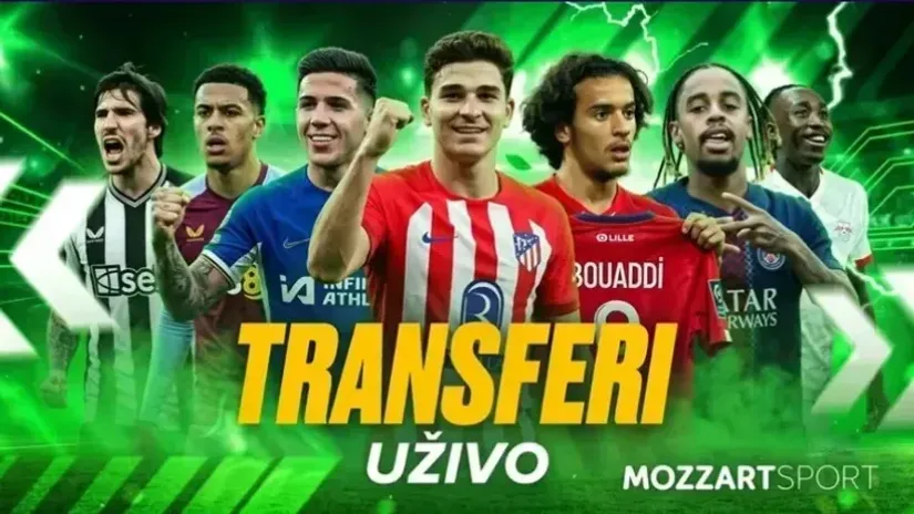 TRANSFERI UŽIVO (sreda, 8. jul)