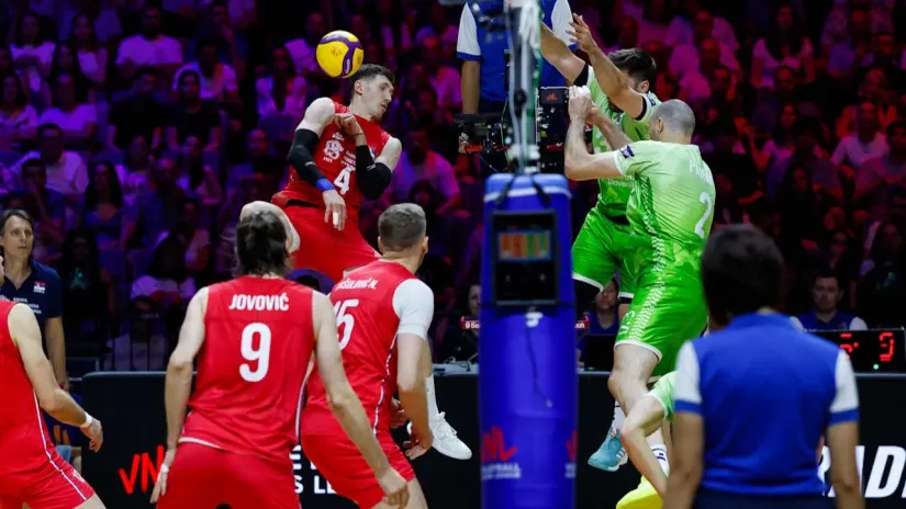 Ni odbojkaši nisu mogli protiv Slovenaca: Srbija porazom okončala Ligu nacija