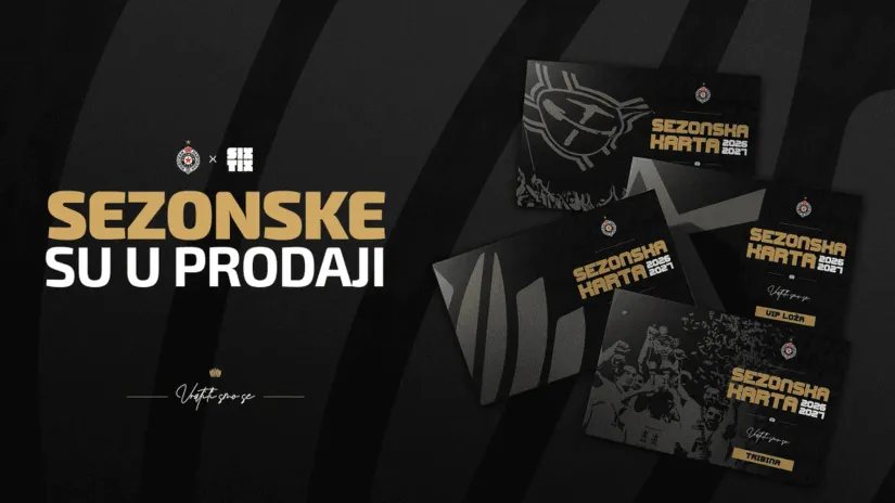 Gledajte Partizan za 7.000 dinara
