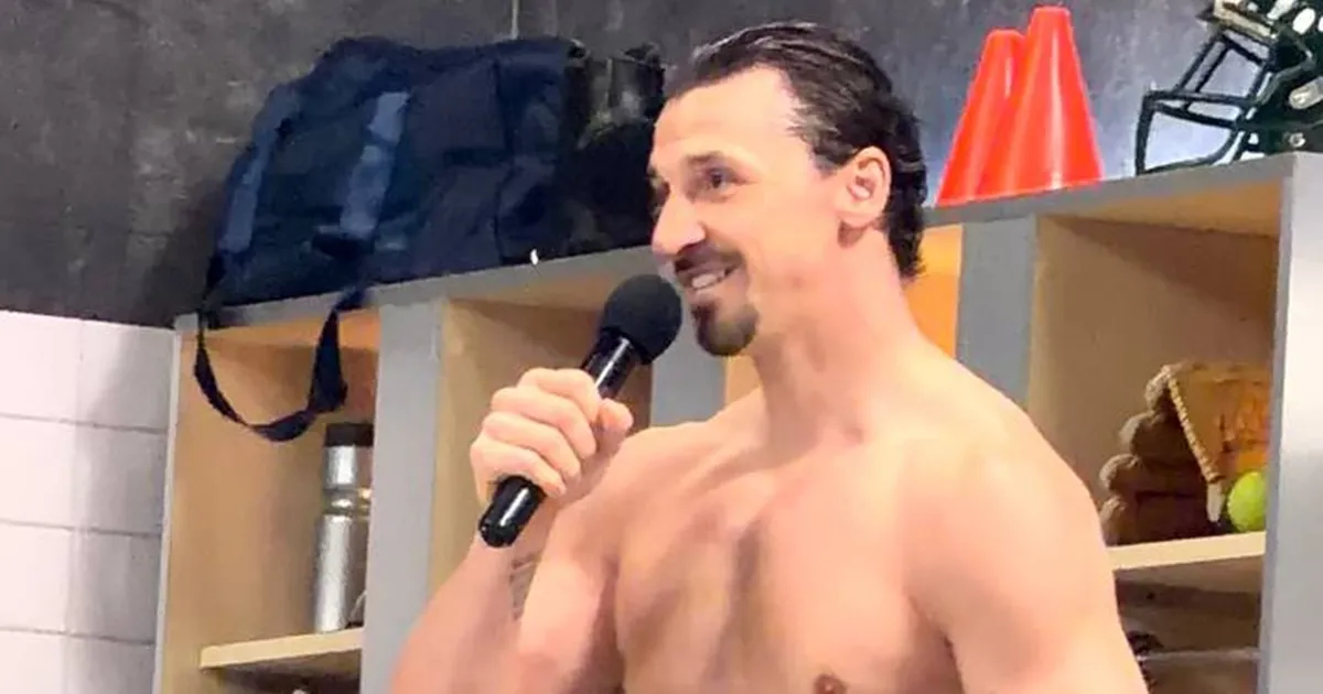 Ibrahimović se skinuo i pokazao mišiće i tetovaže, pa ušao u ledenu kadu sa legendom Holivuda
