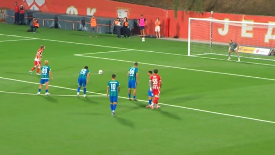 Pogledajte kako je Zvezda promašila penal protiv Zemuna (VIDEO)