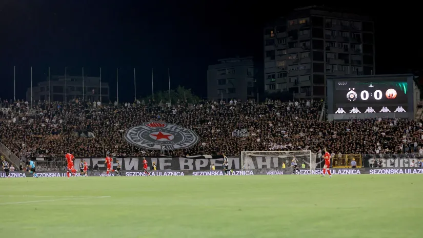 UEFA udarila po džepu Partizan, izrečena i uslovna mera zatvaranja dela zapadne tribine