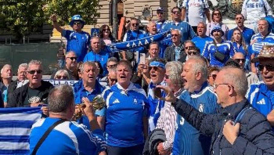 HELENI OKUPIRALI BEOGRAD: Evo šta rade pred meč Srbija - Grčka (VIDEO)