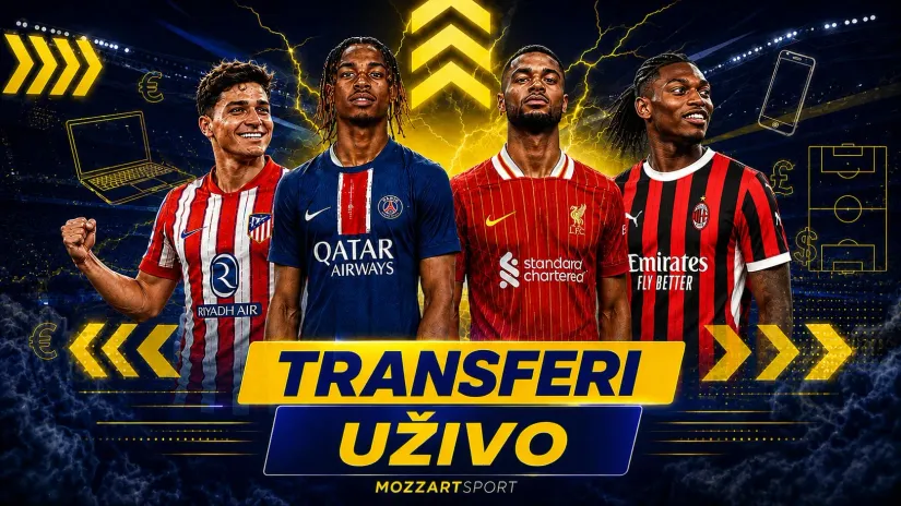TRANSFERI (utorak, 18. avgust)