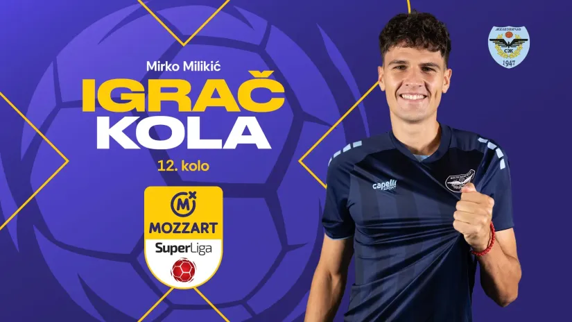 Najbolji igrač 12. kola Mozzart Bet Superlige: Nema veze čalma i šavovi, Mirko je ukočio Partizan