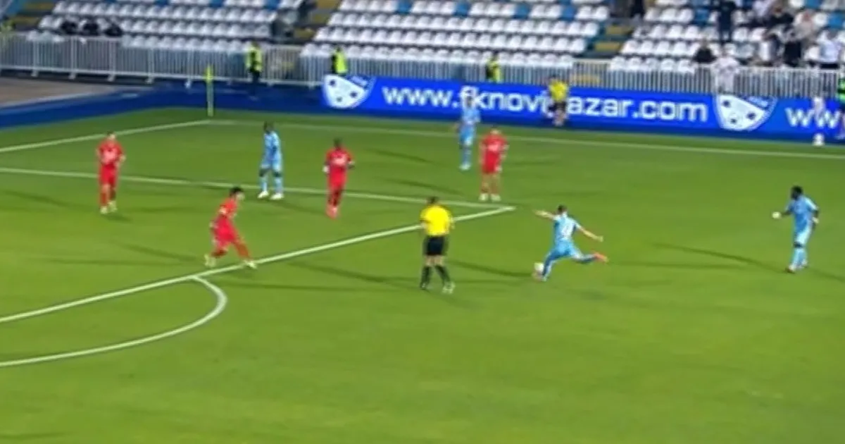 Da li već imamo gol sezone u Superligi? Ma, ovo je majstorija! Fudbaler Novog Pazara oduševio Srbiju