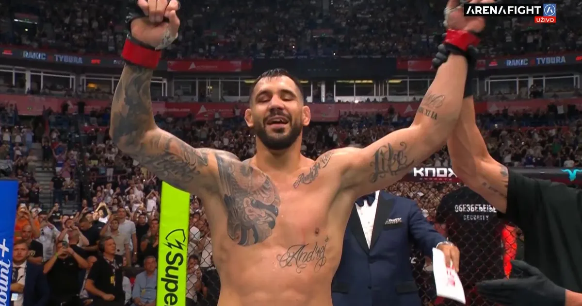 Aleksandar Rakić slomio Tiburu i debitovao pobedom u teškoj kategoriji UFC: Srbin emotivno slavio u Beogradu!